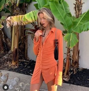 With Jean Andy mini dress maple